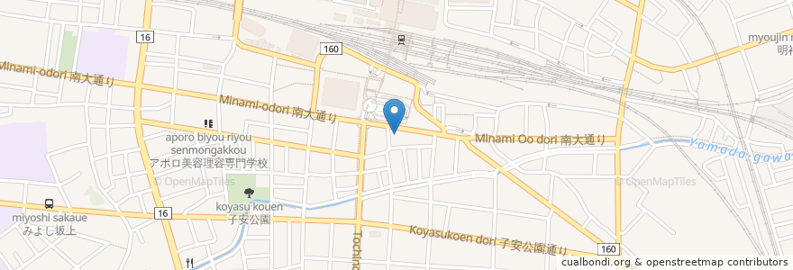 Mapa de ubicacion de 吉野家 en 日本, 东京都/東京都, 八王子市.