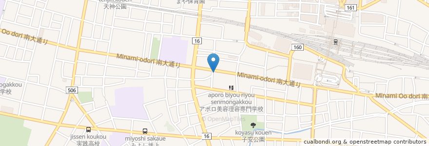 Mapa de ubicacion de 壱発ラーメン本店 en Japan, 東京都, 八王子市.