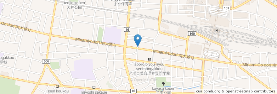 Mapa de ubicacion de オリックスレンタカー en ژاپن, 東京都, 八王子市.