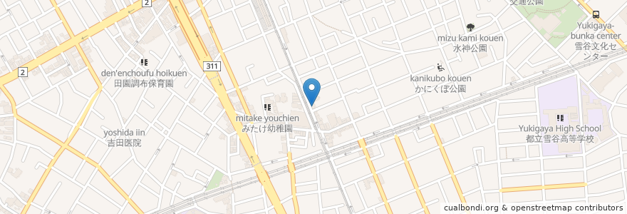 Mapa de ubicacion de 安信屋 en 日本, 东京都/東京都, 大田区.