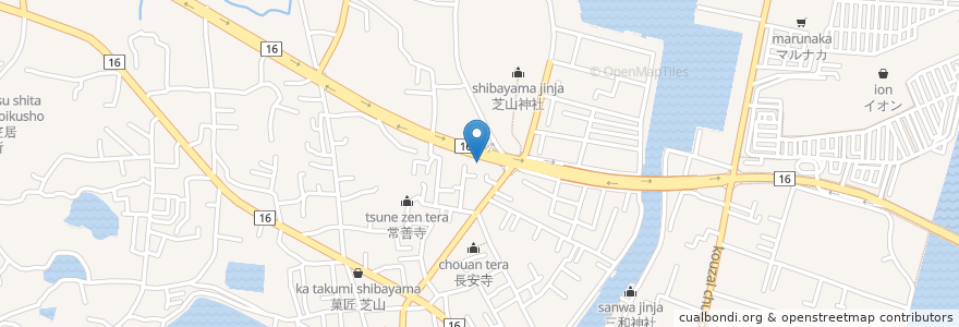 Mapa de ubicacion de 富裕楼 en Japan, Präfektur Kagawa, 高松市.