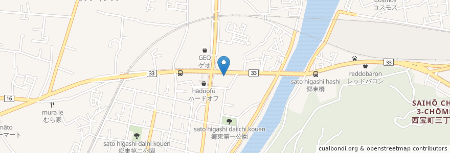 Mapa de ubicacion de 天山閣プラス郷東店 en Jepun, 香川県, 高松市.