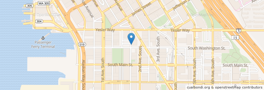Mapa de ubicacion de Fuel Sports Bar en Estados Unidos Da América, Washington, King County, Seattle.