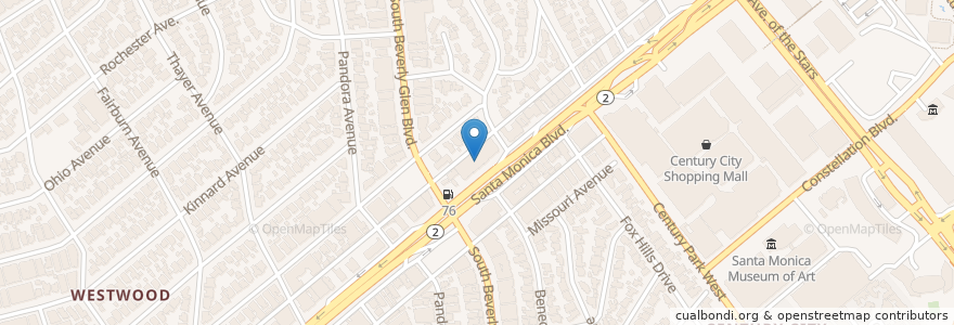 Mapa de ubicacion de Smith House Restaurant en United States, California, Los Angeles County, Los Angeles.