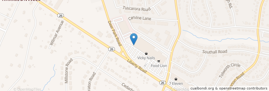 Mapa de ubicacion de Divine Worship Christian Center en ایالات متحده آمریکا, مریلند, Baltimore County.