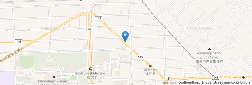 Mapa de ubicacion de Gemstone en اليابان, 東京都, 国分寺市.