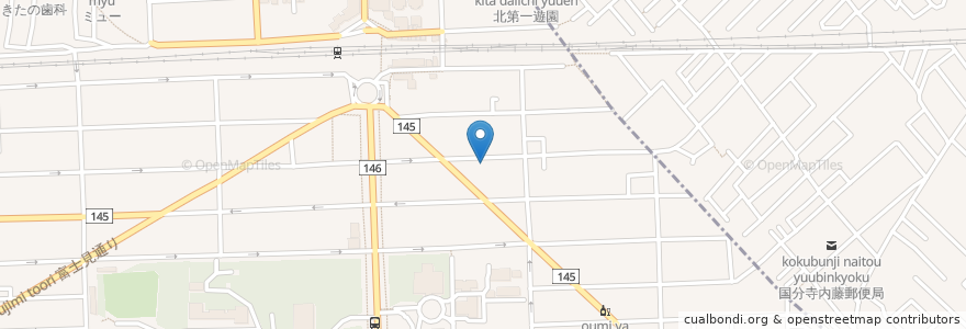 Mapa de ubicacion de ノイ・フランク en 日本, 东京都/東京都, 国分寺市.