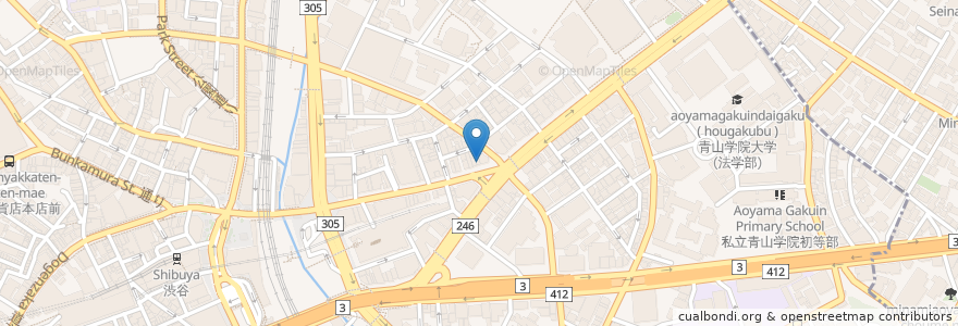 Mapa de ubicacion de Conceal cafe en ژاپن, 東京都, 渋谷区.