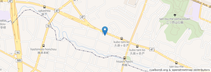 Mapa de ubicacion de らーめん専門店小川本店 en Giappone, Tokyo, 町田市.