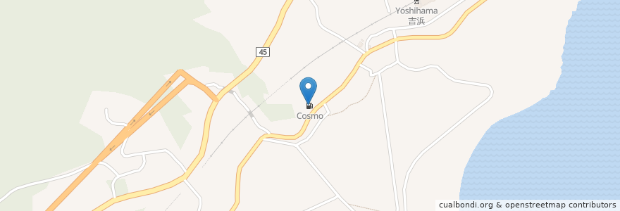 Mapa de ubicacion de Cosmo en Japan, Iwate Prefecture, Ofunato.