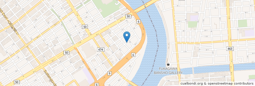 Mapa de ubicacion de Kokusai Nihongo Gakuin en Japan, Tokyo, Koto.