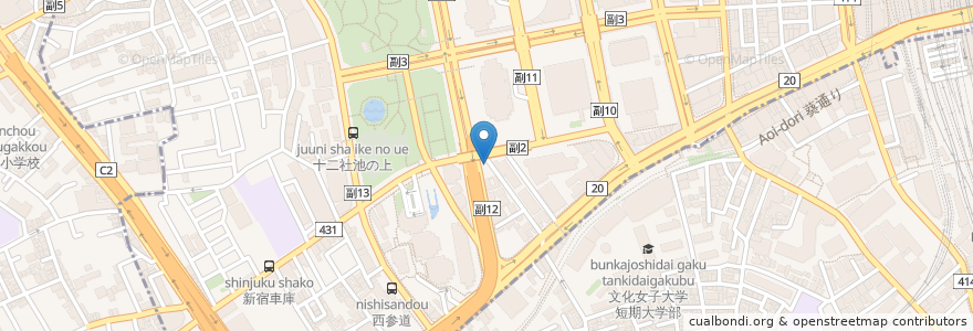 Mapa de ubicacion de エネオス en 일본, 도쿄도, 신주쿠, 시부야구.