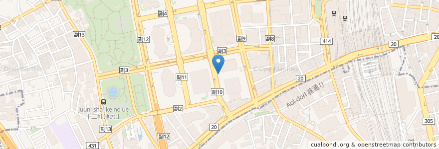 Mapa de ubicacion de 新宿モノリス駐車場 en Japan, 東京都, 新宿区.