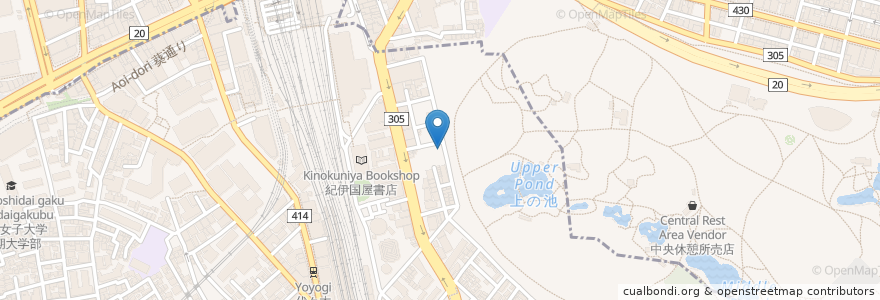 Mapa de ubicacion de 東洋カーマックス千駄ヶ谷駐車場 en 일본, 도쿄도, 신주쿠.