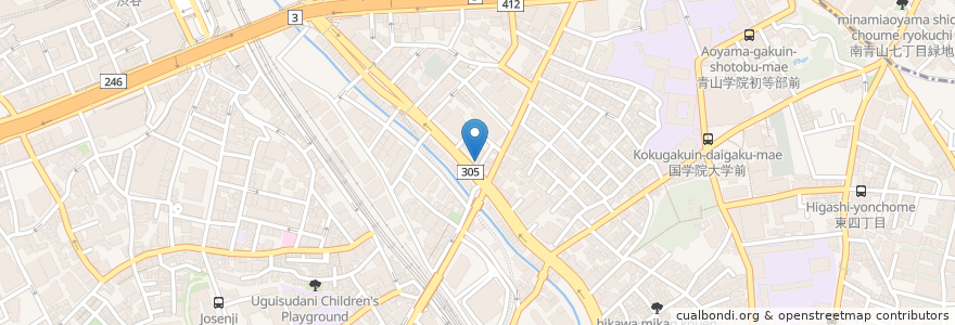 Mapa de ubicacion de ととしぐれ en 日本, 东京都/東京都, 渋谷区.