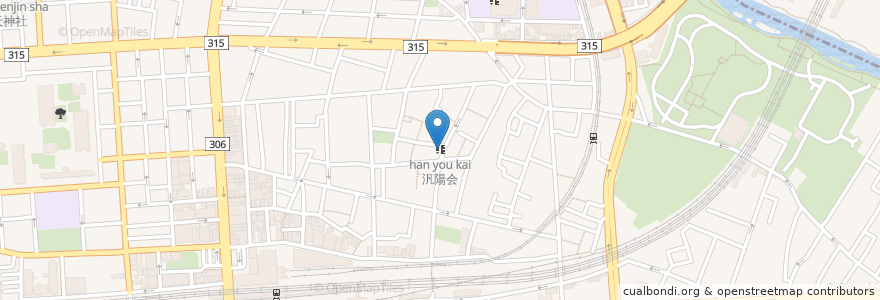 Mapa de ubicacion de 汎陽会 en Japão, Tóquio, 江東区.