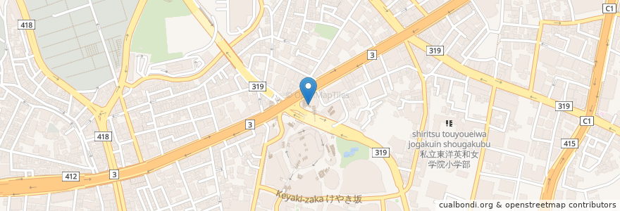 Mapa de ubicacion de スターバックスコーヒー en ژاپن, 東京都, 港区.