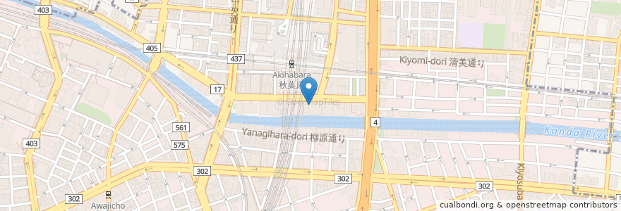 Mapa de ubicacion de 立ち呑み 串吟 en Japonya, 東京都, 千代田区.