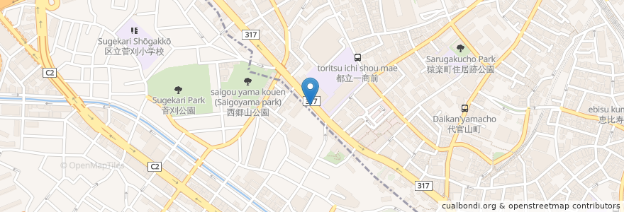 Mapa de ubicacion de Load parking en 日本, 东京都/東京都, 目黒区.