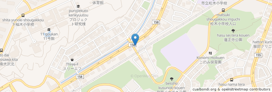 Mapa de ubicacion de ジョリーパスタ en اليابان, 東京都, 八王子市.