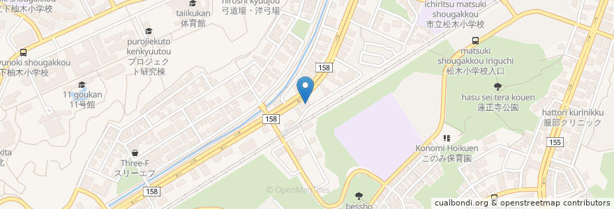 Mapa de ubicacion de 餃子の王将 en Jepun, 東京都, 八王子市.