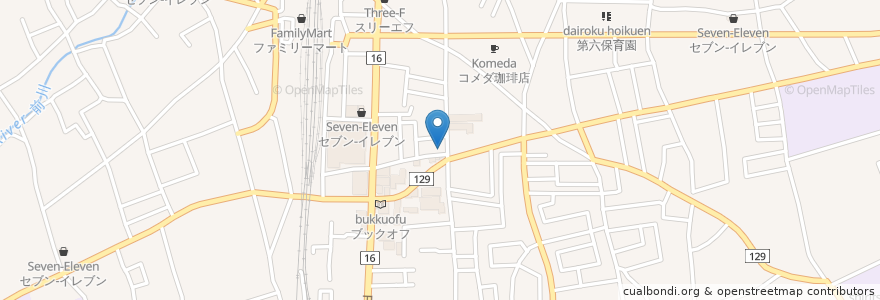 Mapa de ubicacion de 荒井歯科医院 en Japón, Tokio, Higashimurayama.