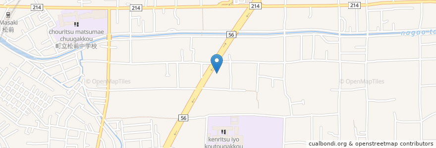Mapa de ubicacion de ほっかほっか亭松前店 en 일본, 에히메현, 伊予郡, 松前町.