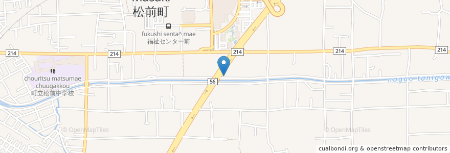 Mapa de ubicacion de お食事処さくや en Japan, Präfektur Ehime, 伊予郡, 松前町.