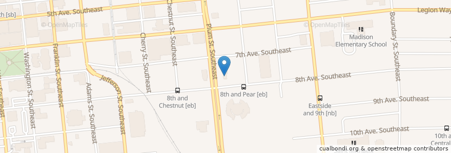 Mapa de ubicacion de Casa Mia en Amerika Syarikat, Washington, Thurston County, Olympia.