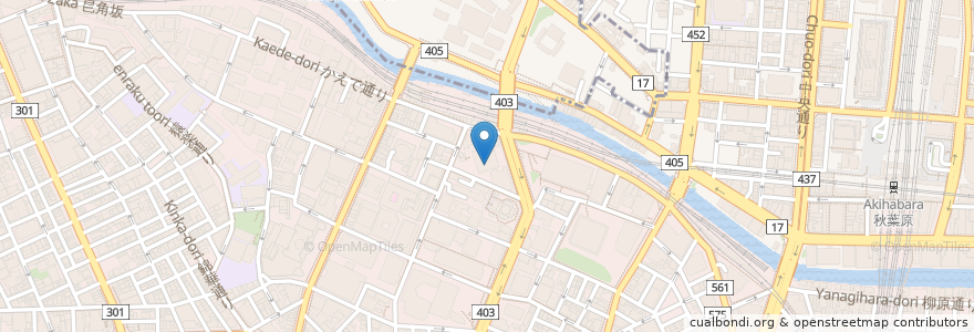Mapa de ubicacion de Niku no Mansei en Japón, Tokio, Chiyoda.