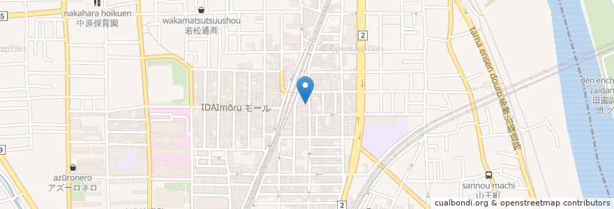 Mapa de ubicacion de まつおか歯科医院 en 日本, 神奈川縣, 川崎市, 中原区.