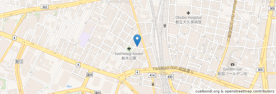 Mapa de ubicacion de 喫茶室ルノアール 新宿小滝橋通り店 en 日本, 東京都, 新宿区.