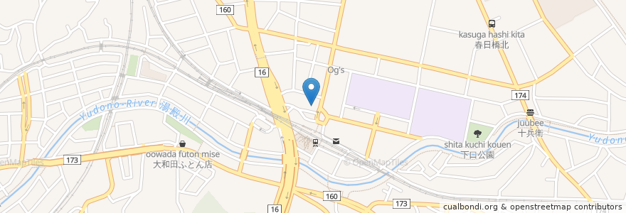 Mapa de ubicacion de 三菱東京UFJ銀行 en Jepun, 東京都, 八王子市.