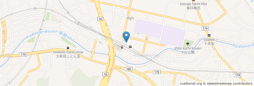 Mapa de ubicacion de はなの舞 en 日本, 東京都, 八王子市.