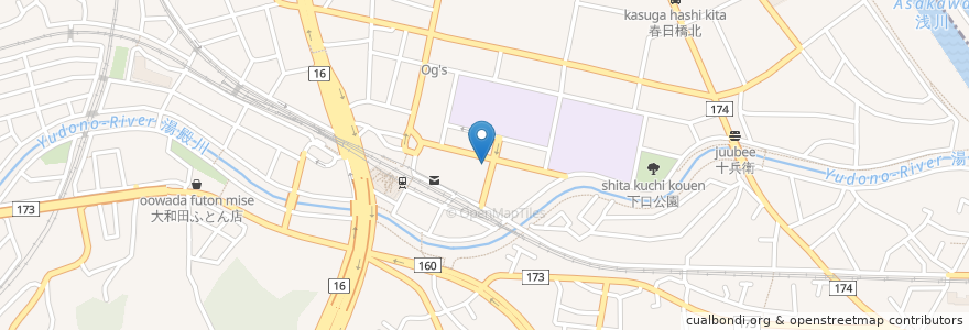 Mapa de ubicacion de 中国・台湾料理 赤尾菜館 en Jepun, 東京都, 八王子市.