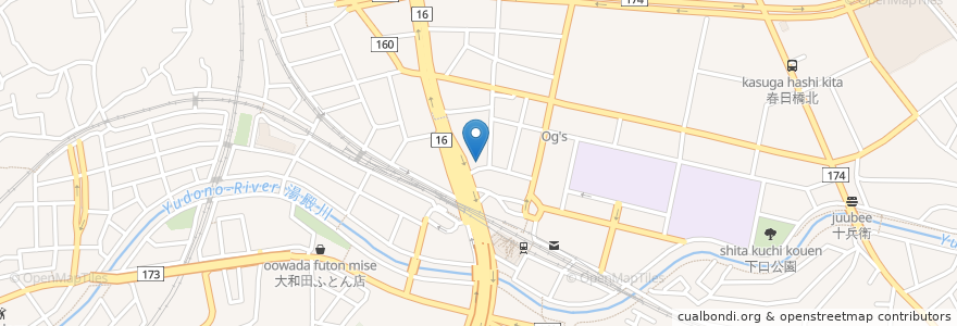 Mapa de ubicacion de 志まや en Japón, Tokio, Hachioji.