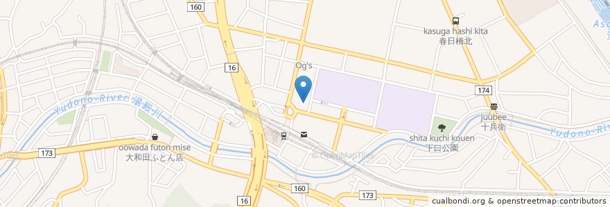 Mapa de ubicacion de みずほ銀行 en 일본, 도쿄도, 八王子市.