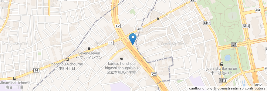 Mapa de ubicacion de 日産レンタカー en Japón, Tokio, Shibuya.