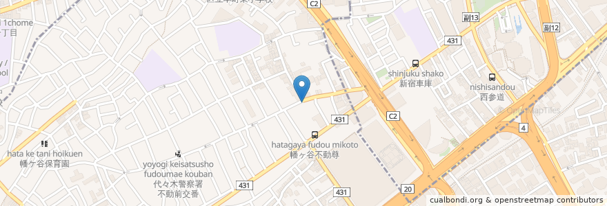 Mapa de ubicacion de 江戸一 en Japon, Tokyo, 渋谷区.