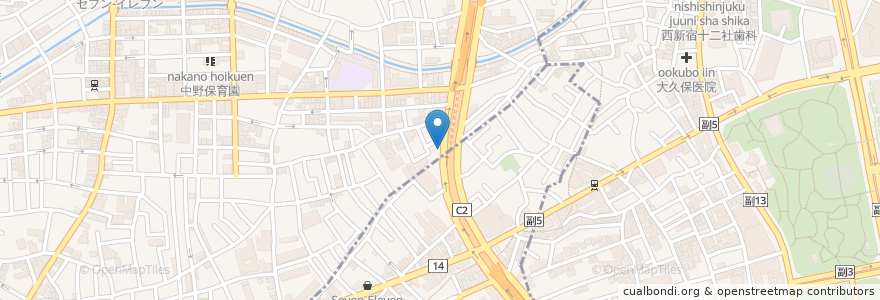 Mapa de ubicacion de サワミュージカルスタジオ en 日本, 东京都/東京都.