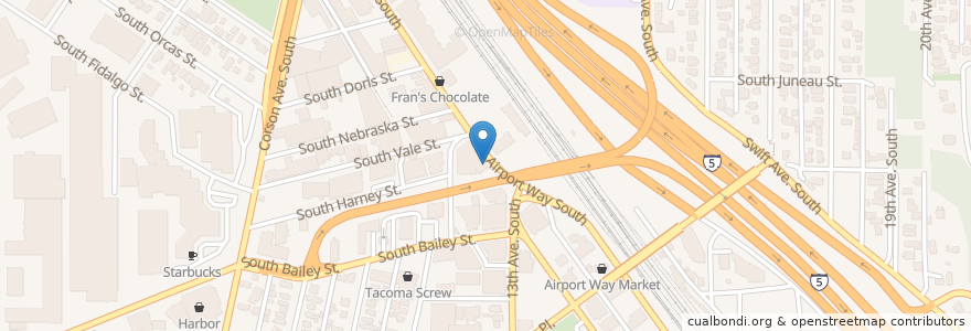 Mapa de ubicacion de Smarty Pants en Stati Uniti D'America, Washington, King County, Seattle.