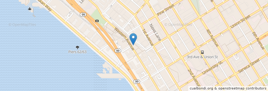 Mapa de ubicacion de The Bar Bazaar en Соединённые Штаты Америки, Вашингтон, King County, Seattle.