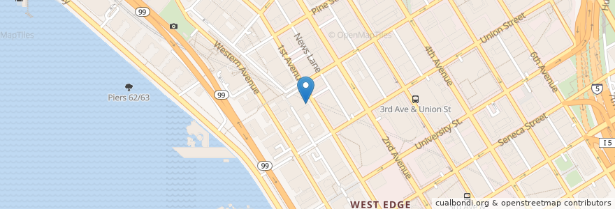 Mapa de ubicacion de Providence Vincent House en Vereinigte Staaten Von Amerika, Washington, King County, Seattle.