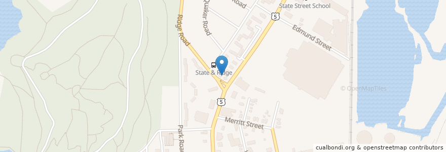 Mapa de ubicacion de Sunoco en 미국, 코네티컷, New Haven County, Hamden.