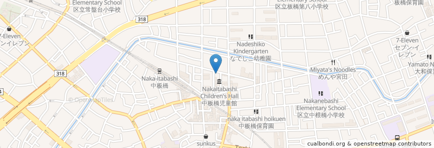 Mapa de ubicacion de Ramen Itadaki en Japan, Tokyo, Itabashi.