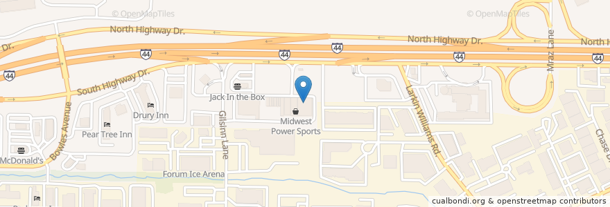 Mapa de ubicacion de Hot Shot's Sports Bar en الولايات المتّحدة الأمريكيّة, ميزوري, Saint Louis County, Fenton.