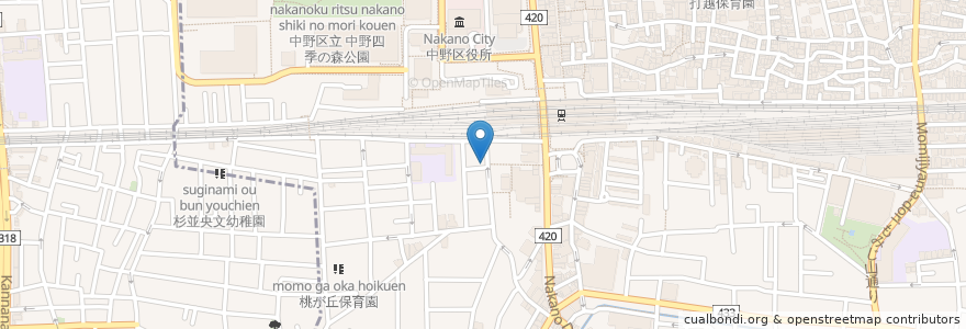 Mapa de ubicacion de しとれ en Japón, Tokio, Nakano.