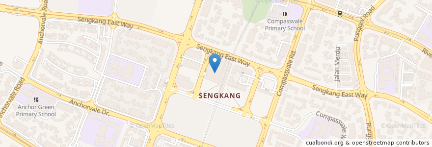 Mapa de ubicacion de Kopitiam en 新加坡, 东北区.