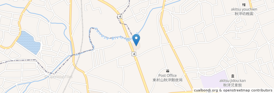 Mapa de ubicacion de コヤマドライビングスクール en Japan, Tokio, 東村山市.