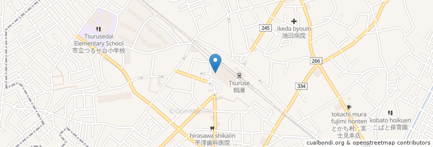 Mapa de ubicacion de マクドナルド en Japonya, 埼玉県, 富士見市.